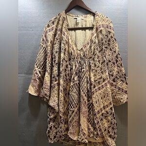 Diane Von Furstenberg 100% 
Silk mini length dress sz 4